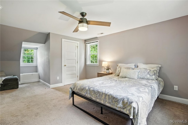 5614 Jahnke Rd, Richmond, VA 23225 - carpeted bedroom featuring multiple windows and a ceiling fan