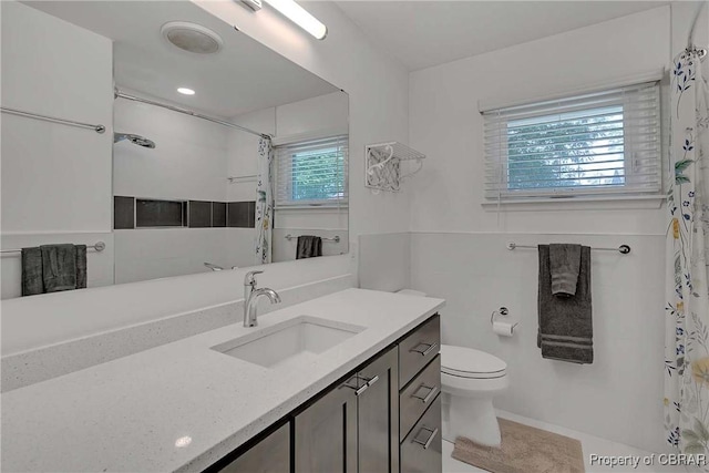 1583 Winona Park Dr, West Point, VA 23181 - full bathroom featuring vanity and a shower with curtain