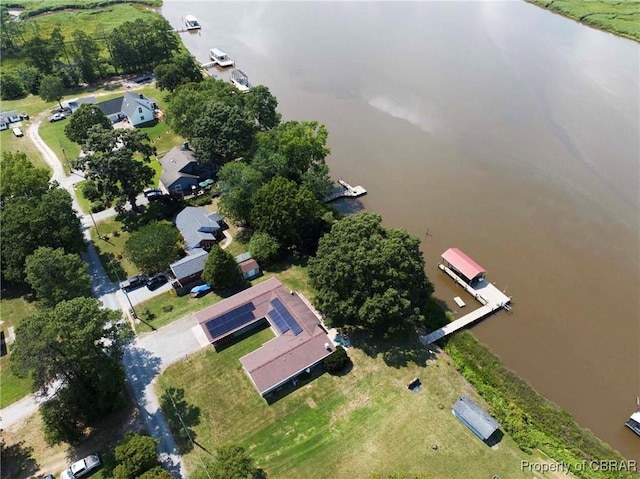 1583 Winona Park Dr, West Point, VA 23181 - aerial view of property's location featuring a large body of water
