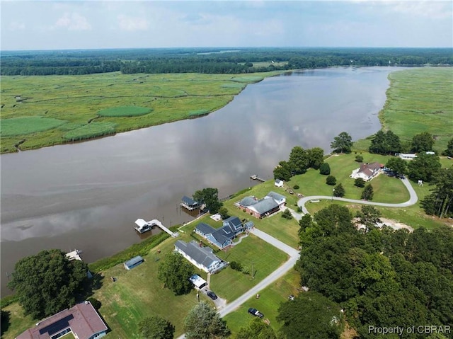 1583 Winona Park Dr, West Point, VA 23181 - aerial overview of property's location featuring a nearby body of water