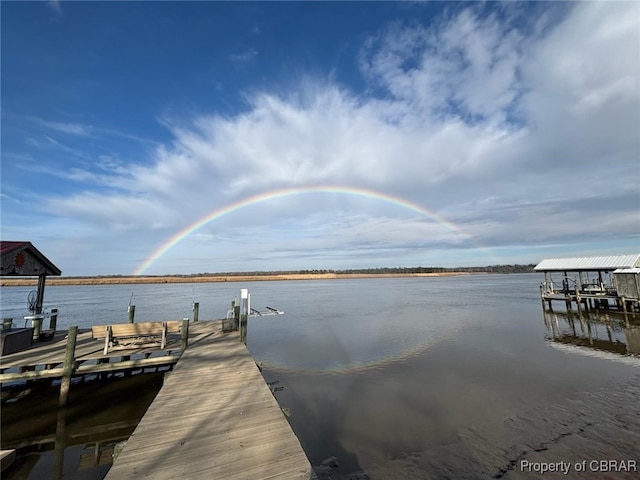 1583 Winona Park Dr, West Point, VA 23181 - dock featuring a water view