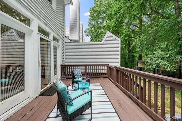 8015 Buford, North Chesterfield, VA 23235 - view of wooden deck