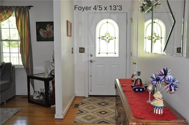6197 Fishermans Way, Mechanicsville, VA 23116 - entrance foyer with plenty of natural light and wood finished floors