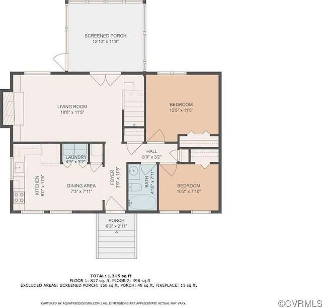 12305 Leesburg Cir, Midlothian, VA 23112 - view of property floor plan