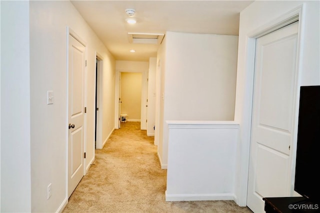 6431 Faulkner Dr, North Chesterfield, VA 23234 - hall with light carpet and attic access