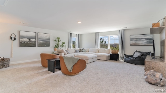 7000 Greenholm Pl, Chesterfield, VA 23234 - living room with carpet flooring and baseboards