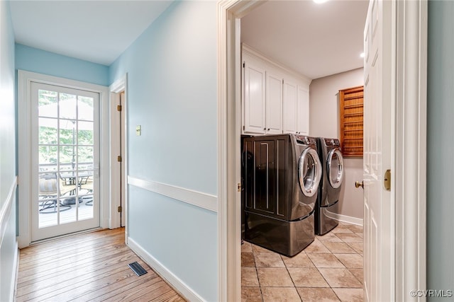 105 Williamson Ct, Henrico, VA 23229 - washroom with washing machine and dryer and cabinet space