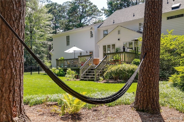 105 Williamson Ct, Henrico, VA 23229 - back of house featuring a deck