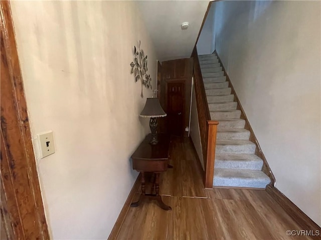 319 W 27th St, Richmond, VA 23225 - stairs with wood finished floors