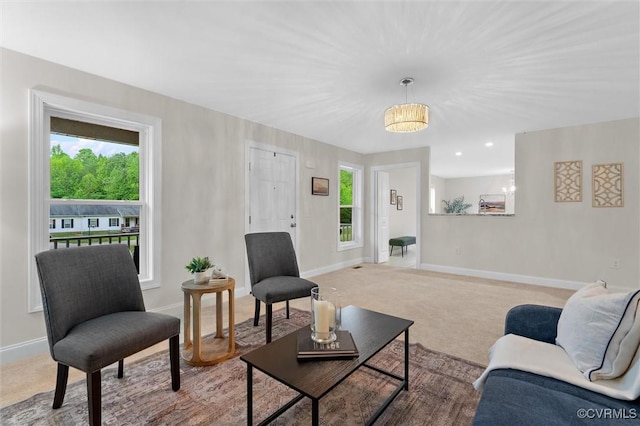5239 Old Buckingham Rd, Powhatan, VA 23139 - carpeted living area featuring healthy amount of natural light