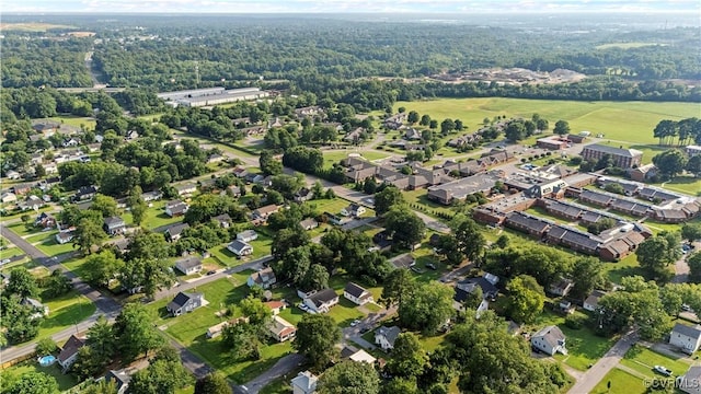 4309 2nd St, Henrico, VA 23223 - aerial overview of property's location with nearby suburban area