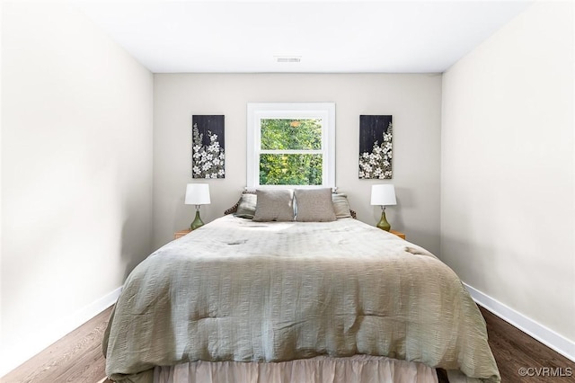 8101 Lake Shore Dr, North Chesterfield, VA 23235 - bedroom with baseboards and wood finished floors