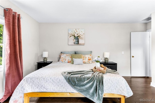 8101 Lake Shore Dr, North Chesterfield, VA 23235 - bedroom featuring dark wood finished floors