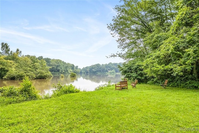 8101 Lake Shore Dr, North Chesterfield, VA 23235 - water view featuring a forest