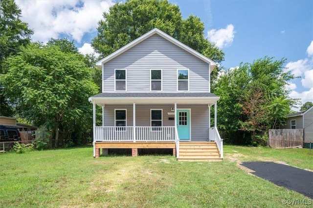 2227 S Whitehill Dr, Petersburg, VA 23803 - view of front of house featuring covered porch
