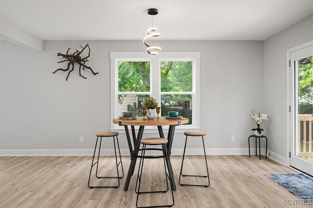 2227 S Whitehill Dr, Petersburg, VA 23803 - dining area featuring light wood-style floors