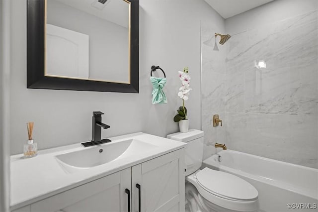 2227 S Whitehill Dr, Petersburg, VA 23803 - full bath featuring vanity and shower / bath combination