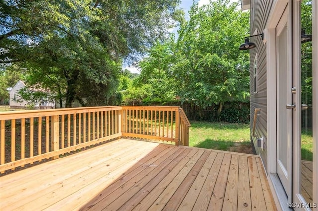 2227 S Whitehill Dr, Petersburg, VA 23803 - view of wooden terrace