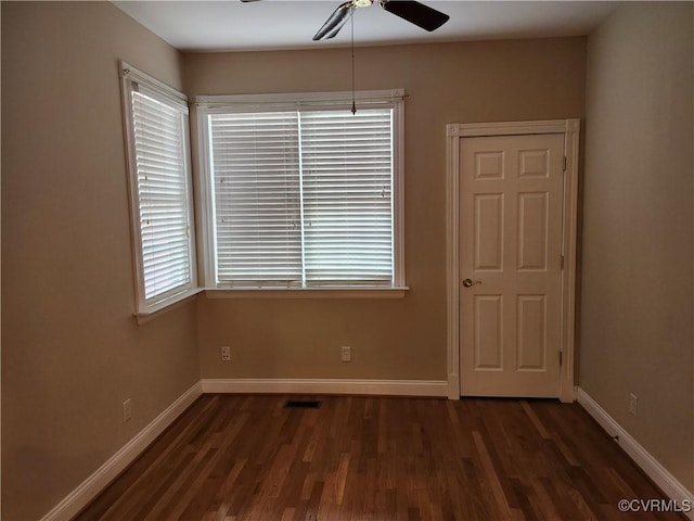3902 Amberleigh Blvd, Chesterfield, VA 23236 - unfurnished room featuring ceiling fan and wood finished floors