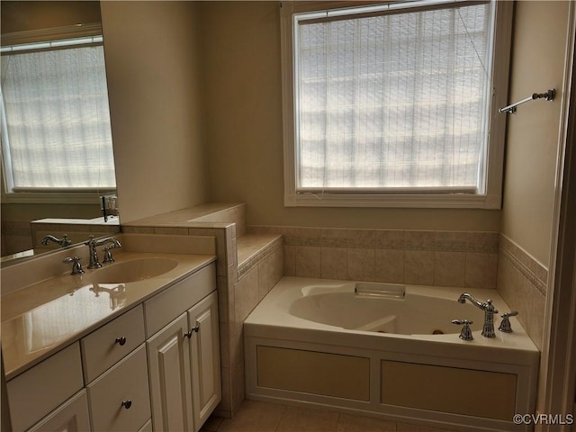3902 Amberleigh Blvd, Chesterfield, VA 23236 - full bathroom with a whirlpool tub and vanity