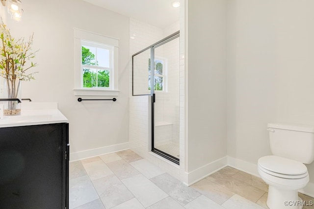 9157 Terroir Ln, New Kent, VA 23124 - bathroom with a stall shower and vanity