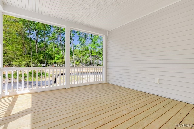 9157 Terroir Ln, New Kent, VA 23124 - deck with view of scattered trees