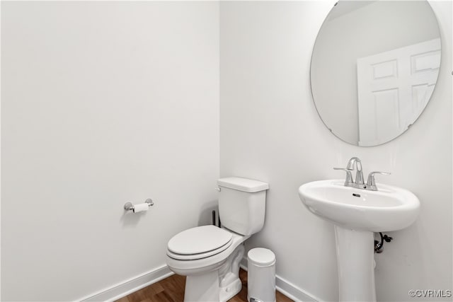 9130 Terroir Ln, New Kent, VA 23124 - half bath with wood finished floors and baseboards