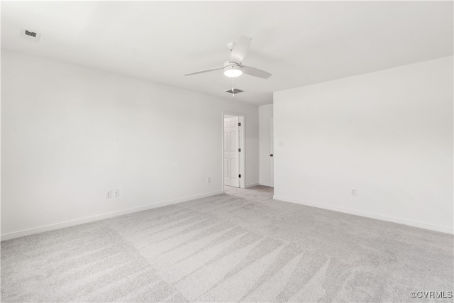 9130 Terroir Ln, New Kent, VA 23124 - spare room featuring ceiling fan and light colored carpet