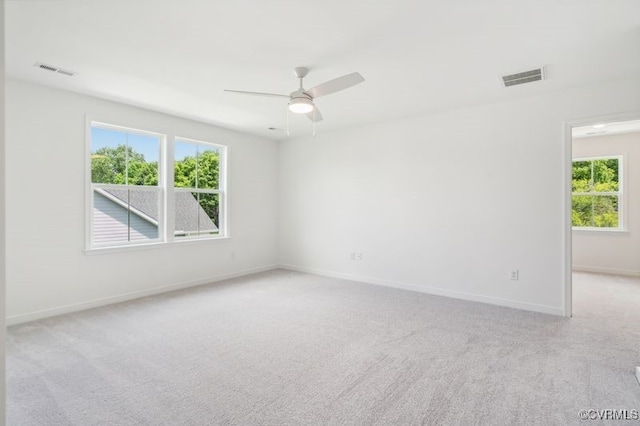 9130 Terroir Ln, New Kent, VA 23124 - unfurnished room with light carpet and ceiling fan