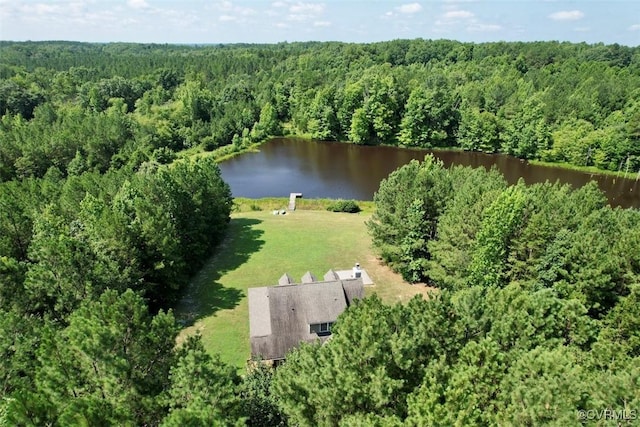 4554 Plank Rd, Kenbridge, VA 23944 - bird's eye view of a nearby body of water and a forest