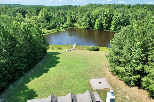 4554 Plank Rd, Kenbridge, VA 23944 - bird's eye view of a large body of water and a forest