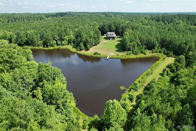 4554 Plank Rd, Kenbridge, VA 23944 - aerial view of a heavily wooded area and a large body of water