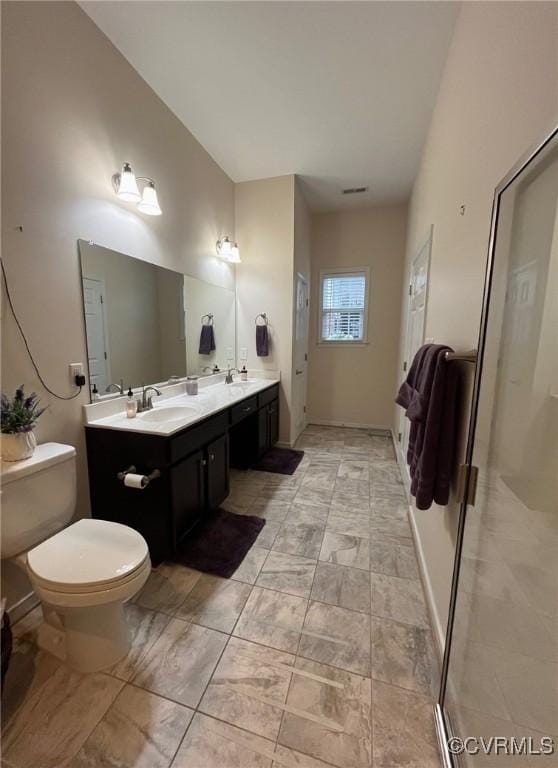 12468 Side Saddle Ln, Ashland, VA 23005 - full bath featuring double vanity and a shower stall