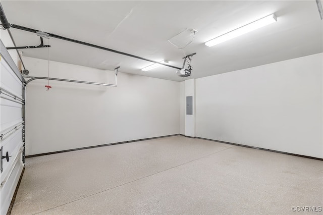 5915 E Stonepath Garden Dr, Chester, VA 23831 - garage featuring electric panel and a garage door opener