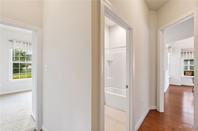 5915 E Stonepath Garden Dr, Chester, VA 23831 - hall featuring baseboards