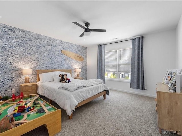 9913 Craftsbury Dr, Midlothian, VA 23112 - bedroom featuring carpet floors and ceiling fan