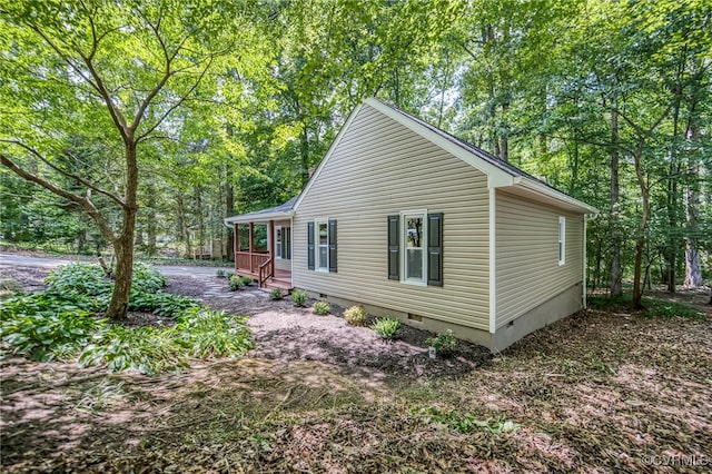 1436 Porters Mill Ter, Chesterfield, VA 23114 - view of home's exterior with crawl space