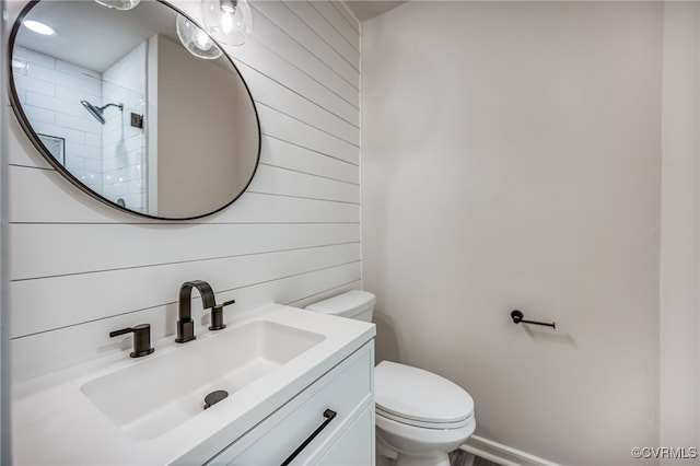 1436 Porters Mill Ter, Chesterfield, VA 23114 - bathroom featuring vanity and wooden walls