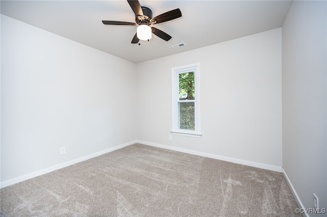 1436 Porters Mill Ter, Chesterfield, VA 23114 - carpeted spare room with baseboards and ceiling fan