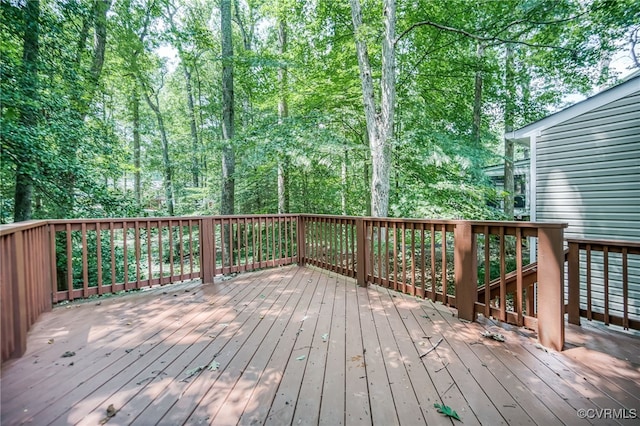 1436 Porters Mill Ter, Chesterfield, VA 23114 - view of wooden deck