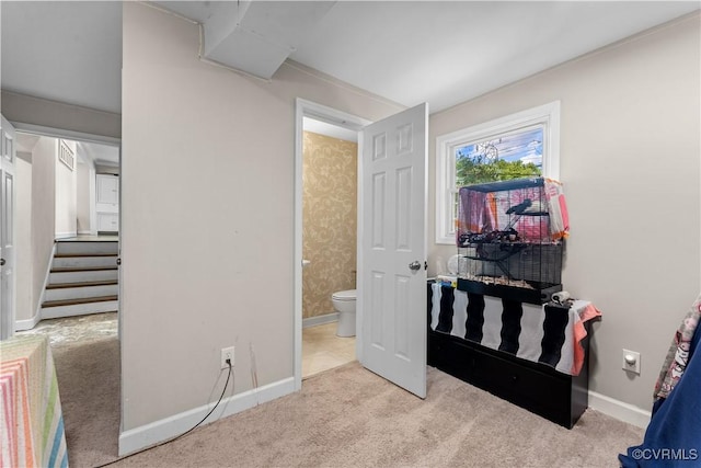 2419 Fon Du Lac Rd, Henrico, VA 23229 - carpeted bedroom featuring baseboards and connected bathroom