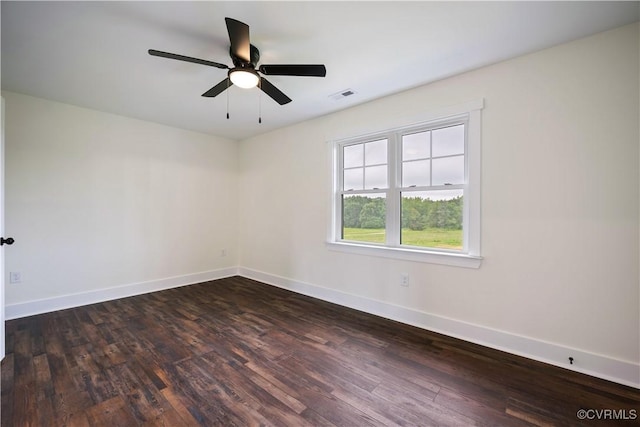 1175 Anderson Hwy, Cumberland, VA 23040 - empty room featuring dark wood-style floors and a ceiling fan
