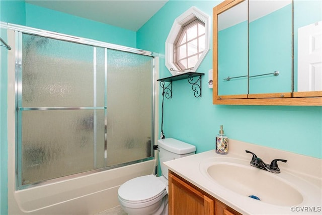 12226 Bristle Cone Ln, Ruther Glen, VA 22546 - full bath with vanity and enclosed tub / shower combo