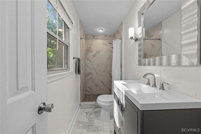 1101 Clearlake Rd, Chesterfield, VA 23236 - bathroom featuring marble look tiles, vanity, and a marble finish shower