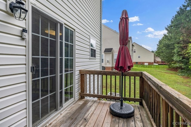 225 Scotch Pine Dr, Sandston, VA 23150 - wooden terrace with a lawn