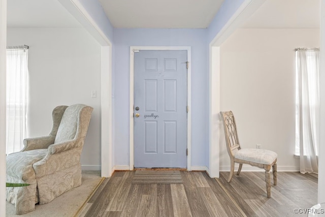 225 Scotch Pine Dr, Sandston, VA 23150 - entryway with wood finished floors and plenty of natural light