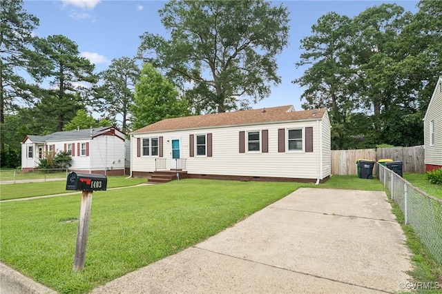 1403 Miles Ave, Hopewell, VA 23860 - manufactured / mobile home with crawl space