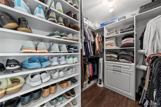 3057 Hunton Cottage Ln, Glen Allen, VA 23059 - walk in closet with dark wood finished floors