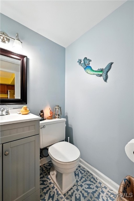 1593 Constitution Dr, Henrico, VA 23238 - half bath featuring toilet and vanity