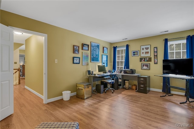 1406 Walton Bluff Ter, Midlothian, VA 23114 - office space featuring wood finished floors and plenty of natural light